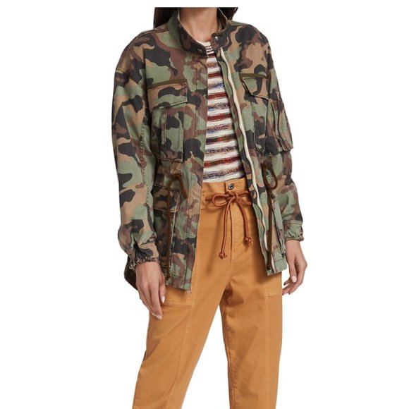 NWT Veronica Beard Sumner Camo Anorak Jacket - Picture 3 of 16